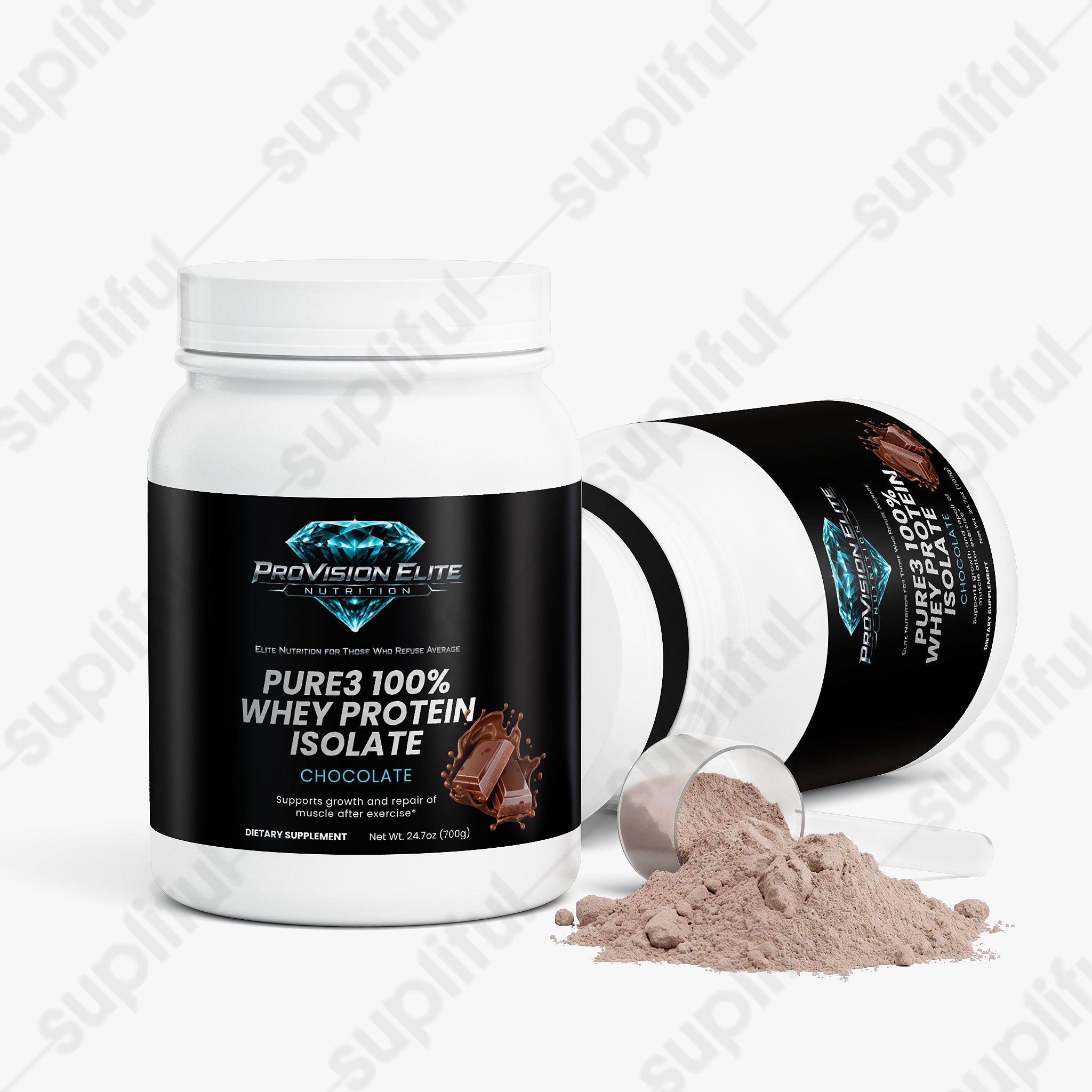 Pure3 100% Whey Protein Isolate (Chocolate)