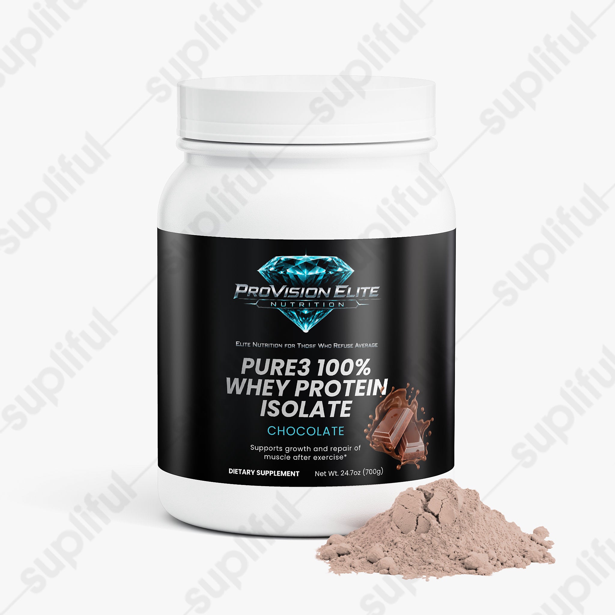 Pure3 100% Whey Protein Isolate (Chocolate)